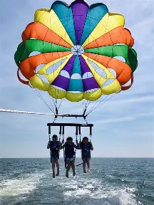 Parasailing in Sharm hasabo travel