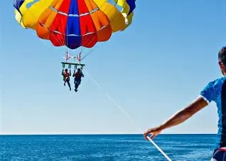 Parasailing in Sharm hasabo travel